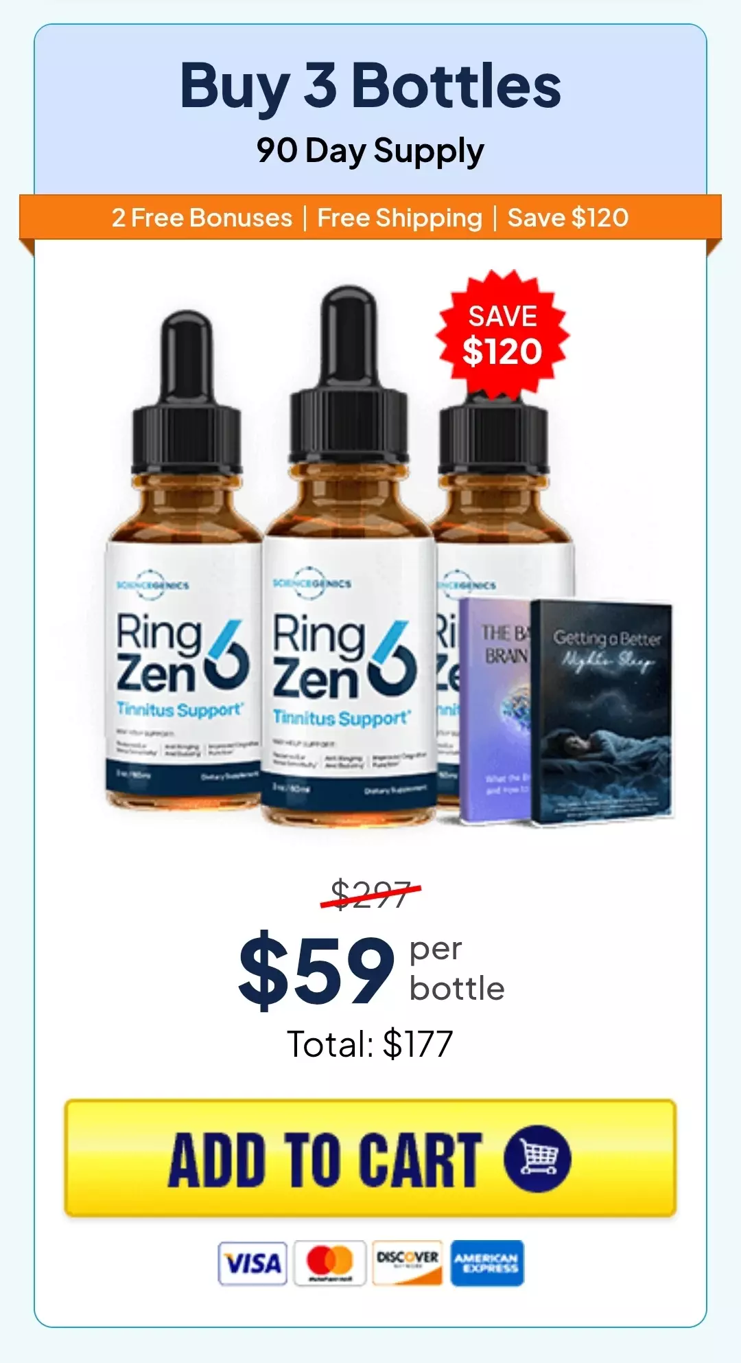 RingZen6™ 3 bottles pricing